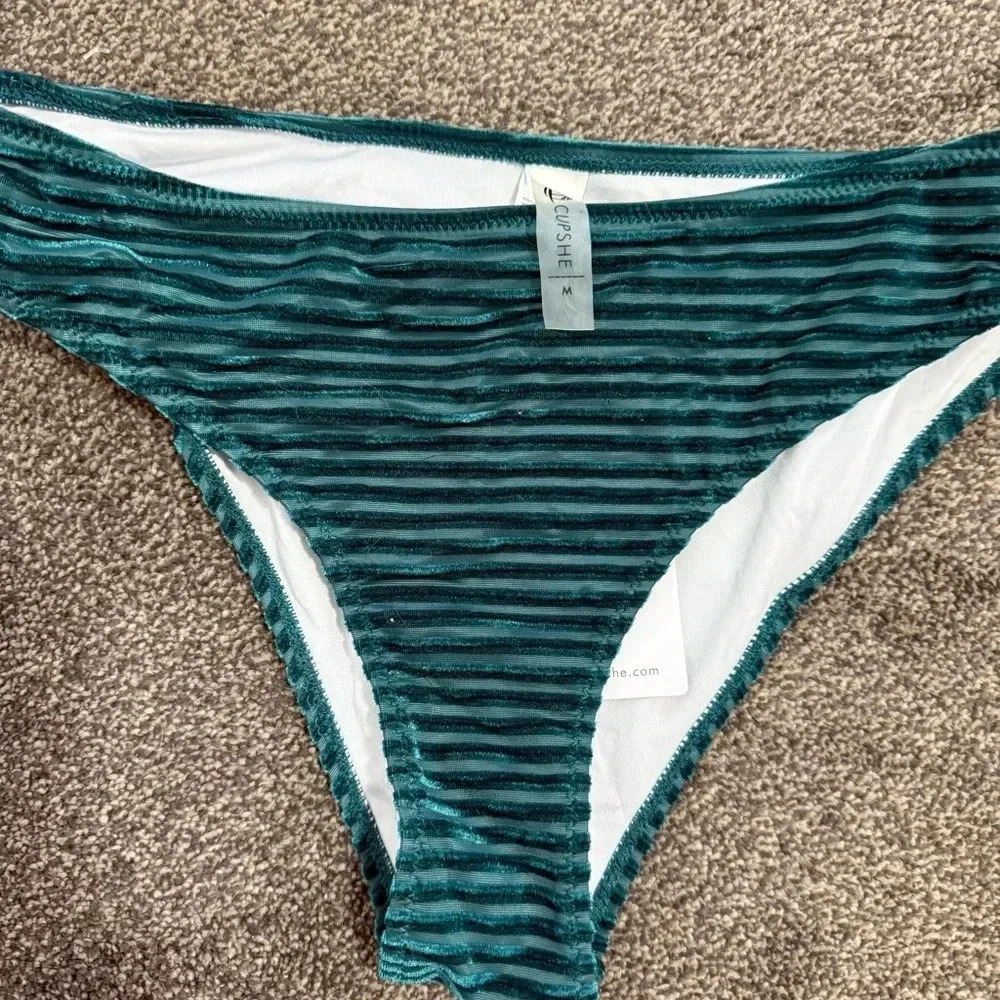 NWT CUPSHE bikini bottoms sz m